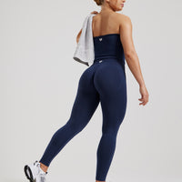 Define 2.0 Seamless Longline Bandeau Bra | Sapphire Blue