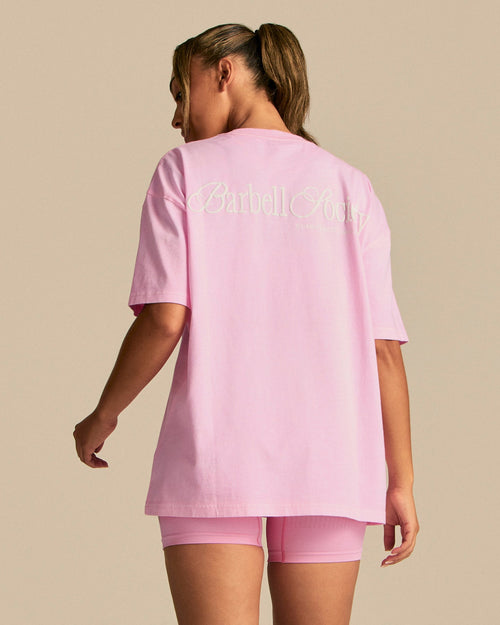 Comfort OS Barbell Society Short Sleeve T-Shirt | Candy Pink