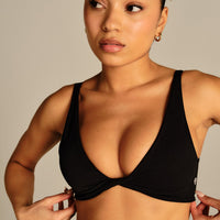 Power Reversible Twist Bra | Black