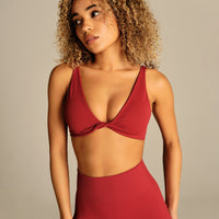 Power Reversible Twist Bra | True Red