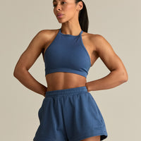 Motion Seamless Racer Front Bra | Blueberry