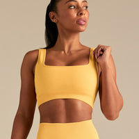 Power Seamless Open Back Mini Bra | Mango