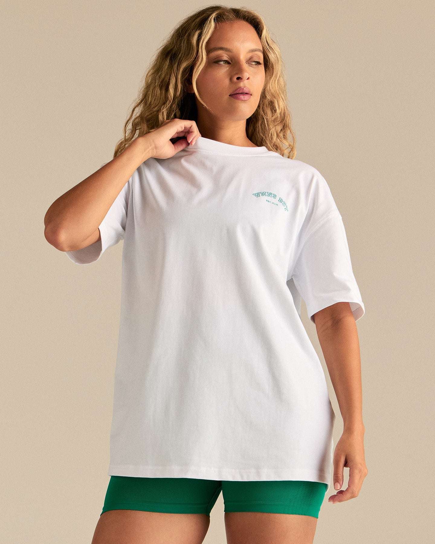 Comfort Oversized "10" Graphic T-Shirt | White