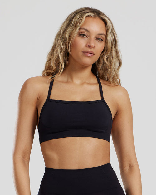 Define 2.0 Seamless Racer Back Bra | Black