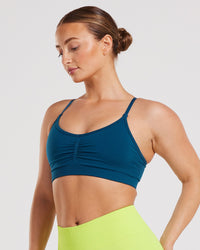 Define Scrunch Seamless Bralette | Teal