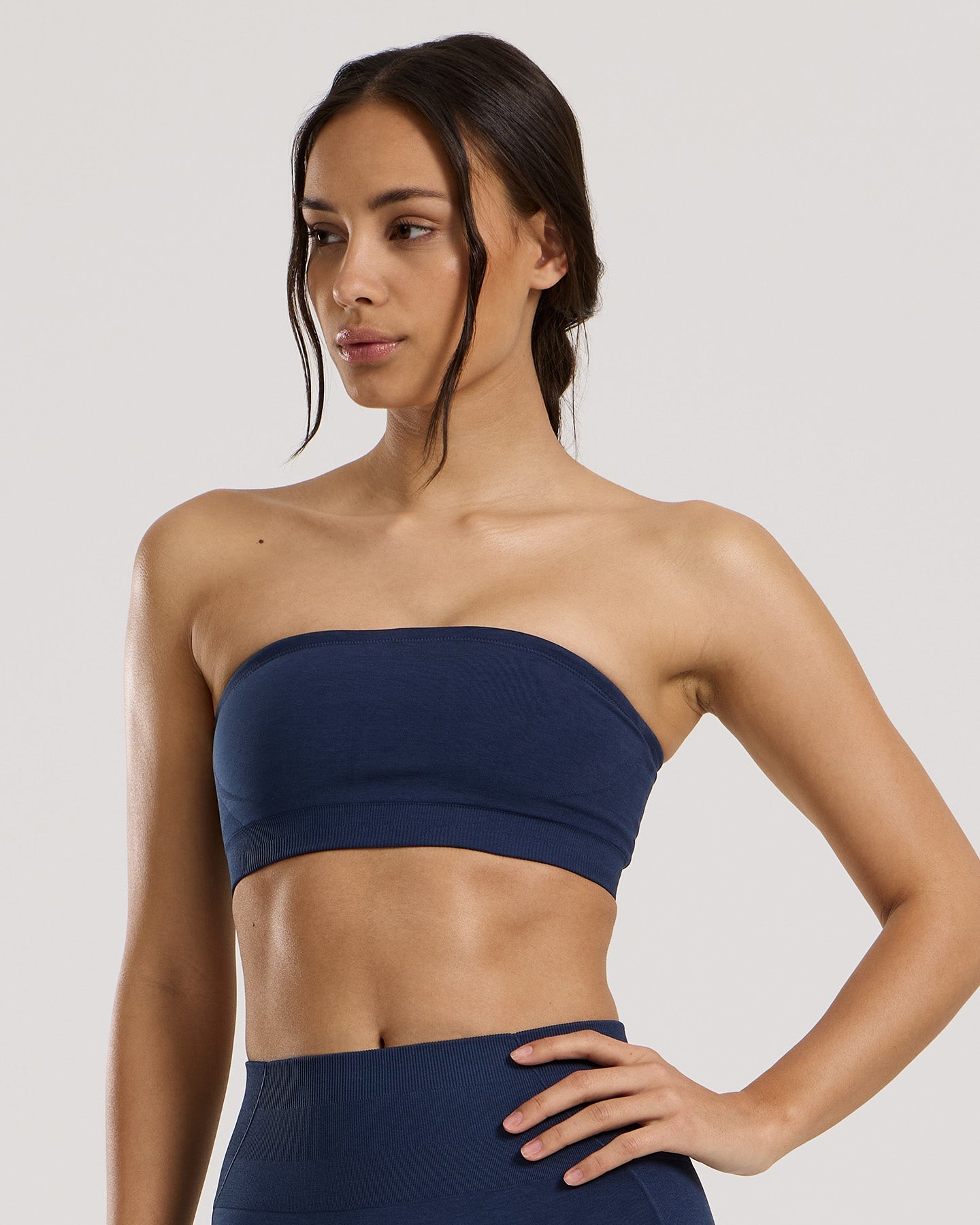 Define 2.0 Seamless Bandeau Bra | Sapphire Blue