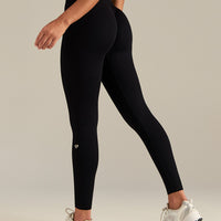 Emphasize Mid Waist Leggings | Black