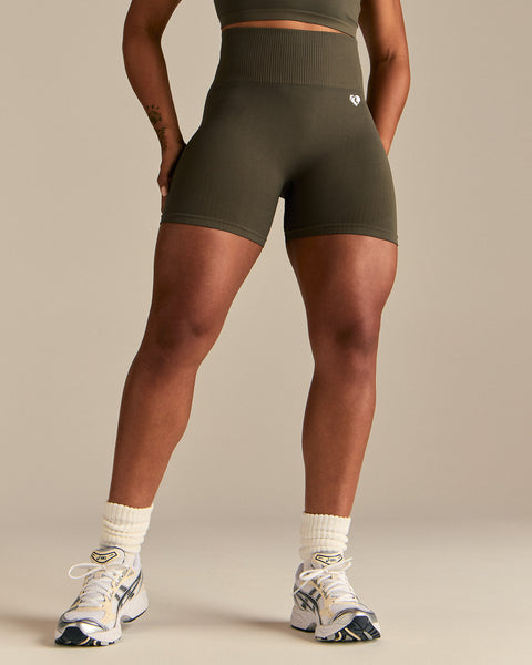 Short De Gym Femme Ozone - Short Sport Effet Fesses Rebondies - Maintien Optimal Fitness