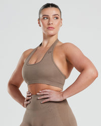 Motion Seamless Halter Bra | Caribou