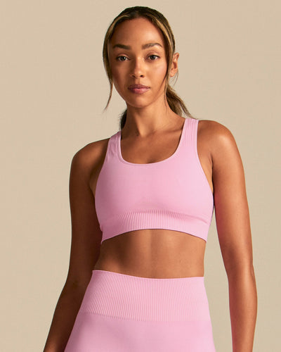 Power Adjustable Sports Bra | Candy Pink (1/6)