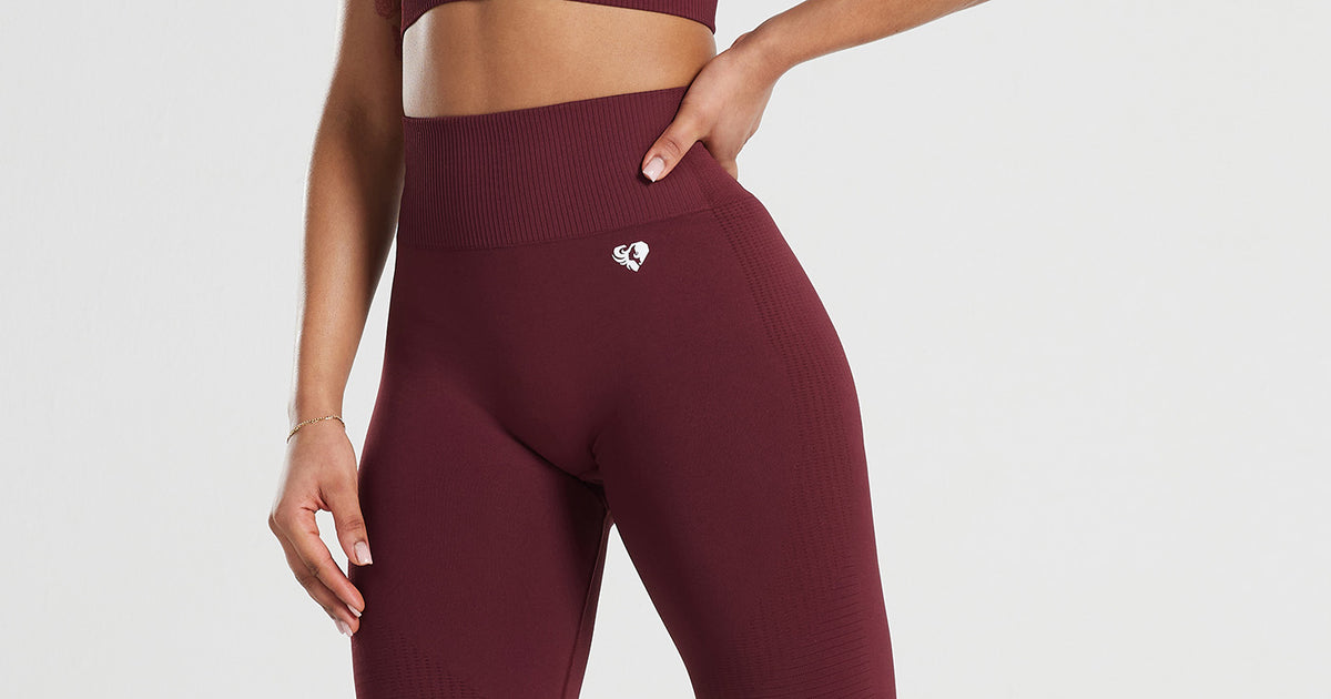 Power Seamless Leggings | Dark Cherry