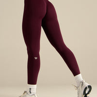 Define 2.0 Seamless Scrunch Leggings | Merlot