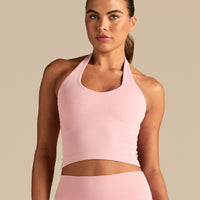 Essential Halter Tank | Sweet Pink