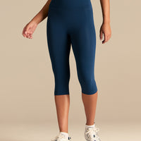 Essential Capri Leggings | True Navy