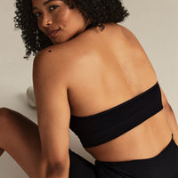 Power Halter Neck Bra | Black