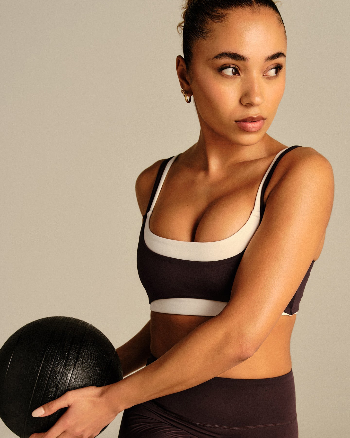 Essential Double Layer Bra | Cafe Noir