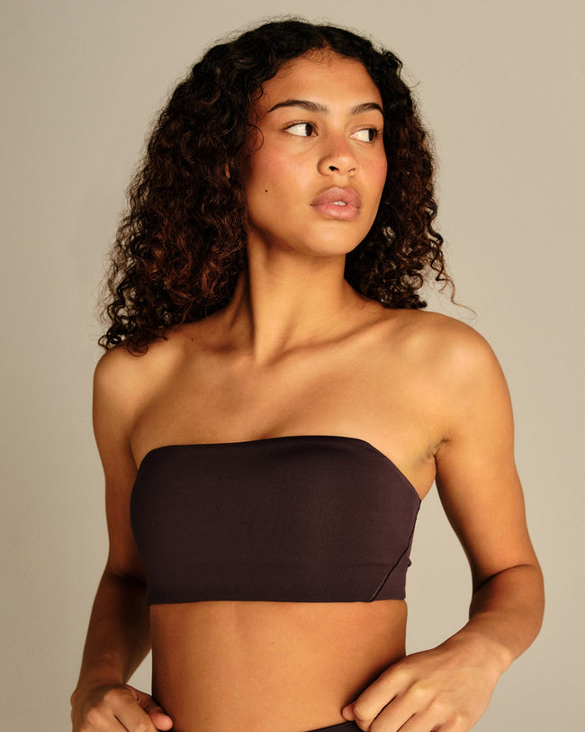 Essential Bandeau Convertible Bra | Cafe Noir