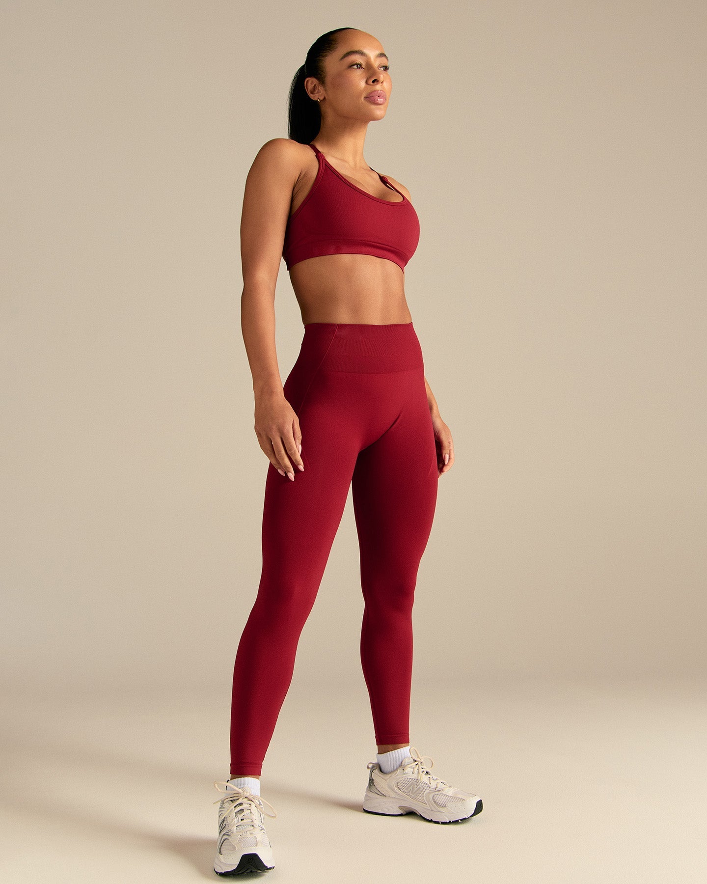 Define 2.0 Seamless Scrunch Leggings | True Red