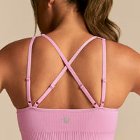 Power Adjustable Sports Bra | Candy Pink (2/6)