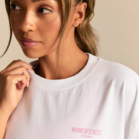 Comfort Oversized Barbell Society Short Sleeve T-Shirt | White (2/6)