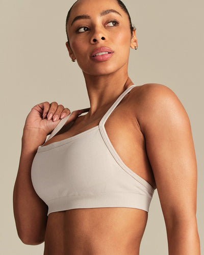Define 2.0 Seamless Racer Back Bra | Stone