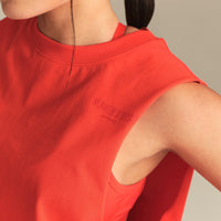 Comfort Drop Armhole Tank | Lava Red