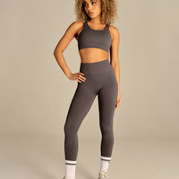Power Adjustable Sports Bra | Slate Grey
