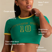 Comfort "10" Graphic Baby T-Shirt | Amazonia Green