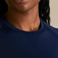 Power Seamless Short Sleeve Top | Sapphire Blue