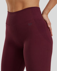 Motion Seamless Scrunch Leggings | Dark Cherry