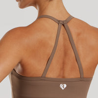 Essential Built-In Bra Midi Tank | Caribou