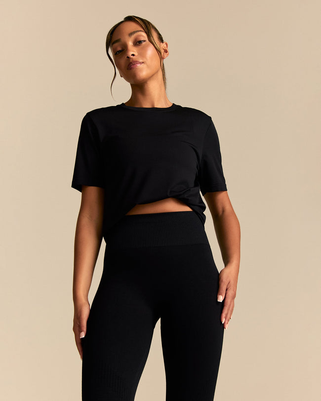 Lightweight Loose Fit T-Shirt | Black (4/6)