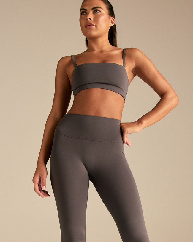 Essential Flared Leggings | Slate Grey