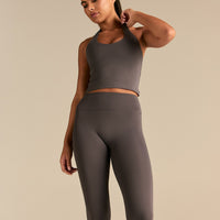 Essential Halter Tank | Slate Grey