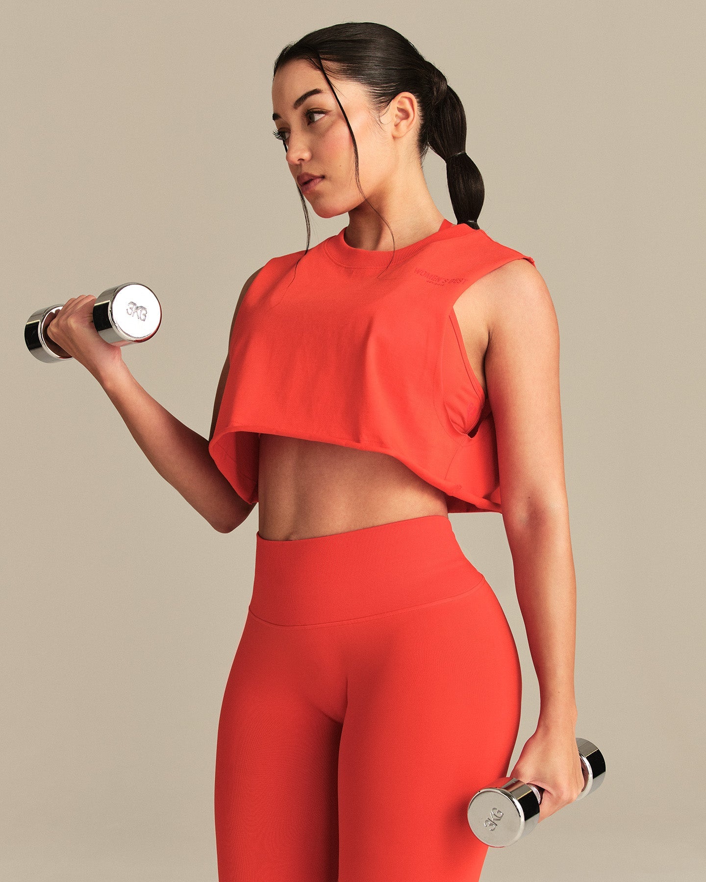 Comfort Drop Armhole Tank | Lava Red