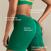 Define 2.0 Seamless Low Back Shorts | Amazonia Green
