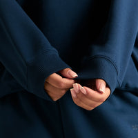 Comfort Oversized PWR Hoodie | True Navy