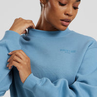 Comfort Cropped Crew Neck | Basalt