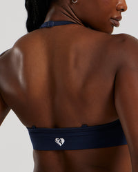 Define 2.0 Seamless Halter Neck Bra | Sapphire Blue