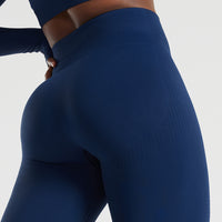 Power Seamless 7/8 Leggings | Sapphire Blue