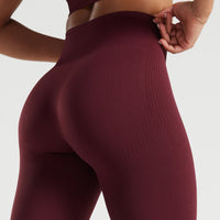 Power Seamless Leggings | Dark Cherry
