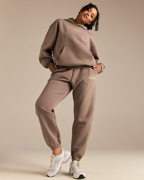 Comfort Sports Club Joggers | Taupe Grey