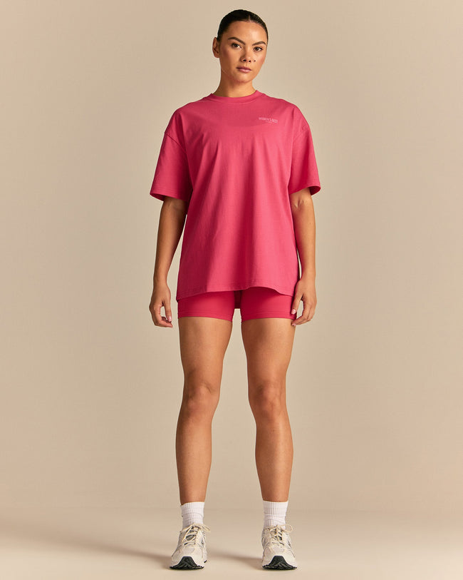 Comfort Summer Lifting Club Oversized T-Shirt | Watermelon