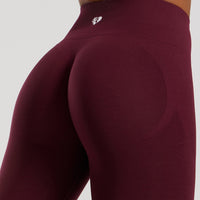 Define 2.0 Seamless Scrunch Leggings | Dark Cherry