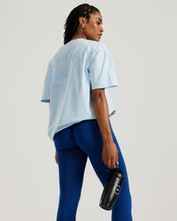 Comfort Oversized Short Sleeve T-Shirt | Powder Blue