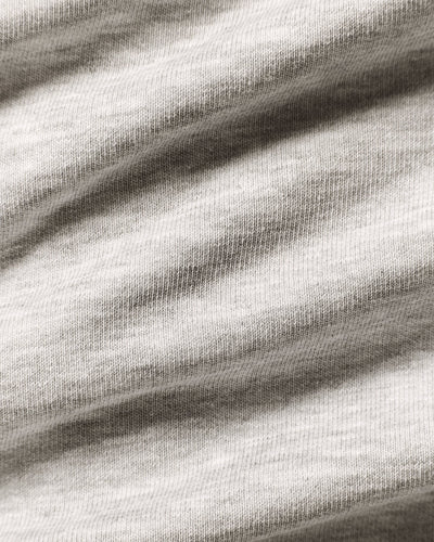 Comfort Lightweight Draw Hem Hoodie | Grey Marl