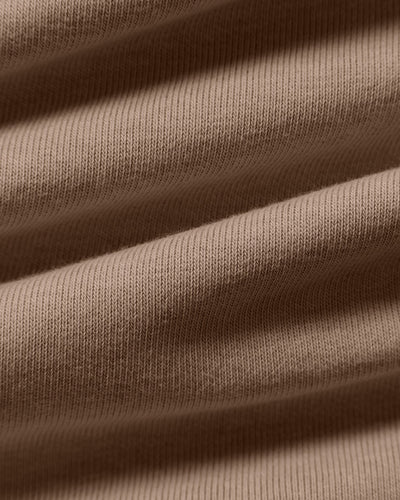 Comfort Lightweight Draw Hem Hoodie | Taupe Grey