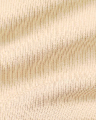 Comfort Ribbed Midi Tank | Coconut White