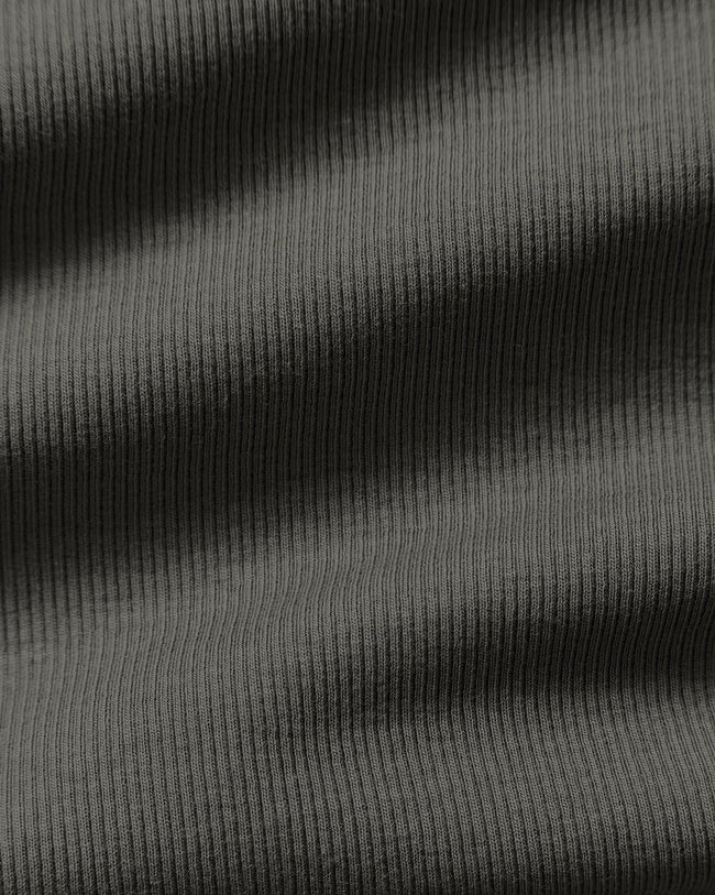 Comfort Ribbed Midi Tank | Slate Grey (5/6)