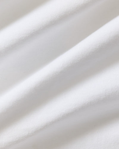 Comfort WB Logo Oversized Cropped T-Shirt | White